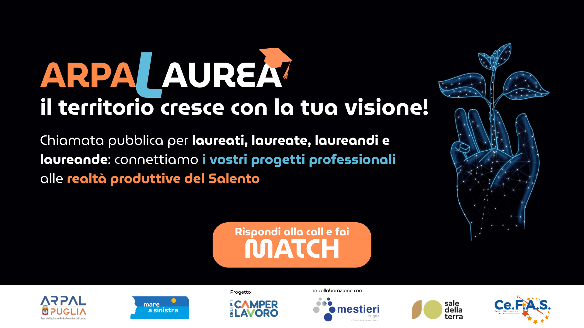 𝐀𝐫𝐩𝐚𝐋𝐚𝐮𝐫𝐞𝐚: 𝐢𝐥 𝐭𝐞𝐫𝐫𝐢𝐭𝐨𝐫𝐢𝐨 𝐜𝐫𝐞𝐬𝐜𝐞 𝐜𝐨𝐧 𝐥𝐚 𝐭𝐮𝐚 𝐯𝐢𝐬𝐢𝐨𝐧𝐞!